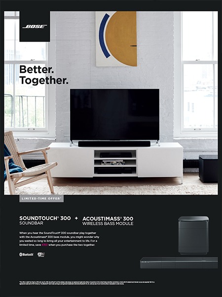 Modern living room television setup showcasing premium consumer electronics brand work