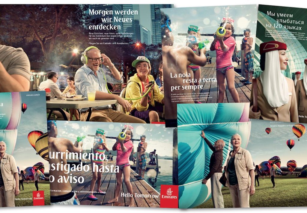 Captivating lifestyle marketing campaign and collage highlighting work across cultures by Alignian.